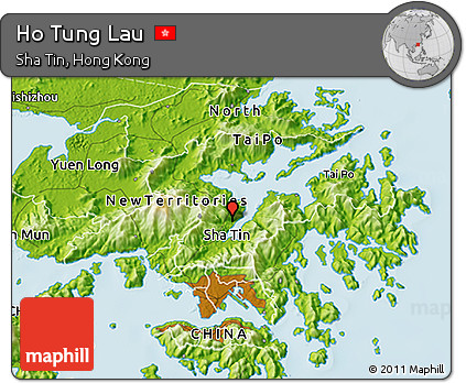 Physical 3D Map of Ho Tung Lau