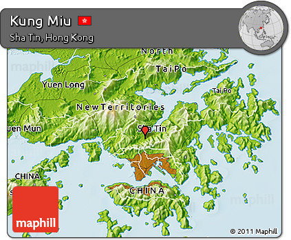Physical 3D Map of Kung Miu