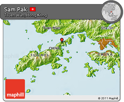 Physical 3D Map of Sam Pak