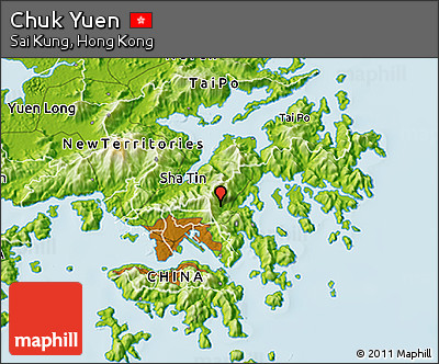Physical 3D Map of Chuk Yuen