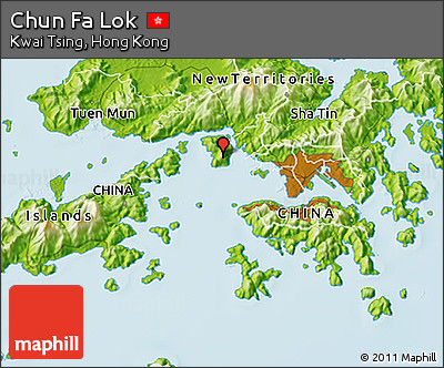 Physical 3D Map of Chun Fa Lok