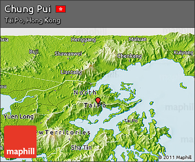 Physical 3D Map of Chung Pui