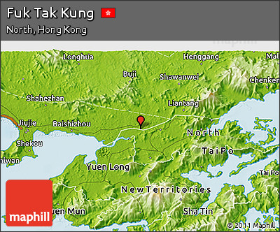 Physical 3D Map of Fuk Tak Kung