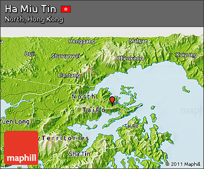 Physical 3D Map of Ha Miu Tin