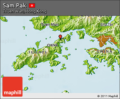 Physical 3D Map of Sam Pak