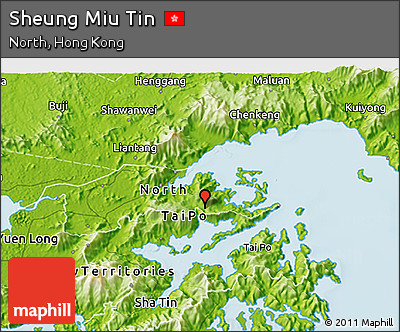Physical 3D Map of Sheung Miu Tin
