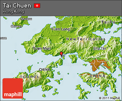 Physical 3D Map of Tai Chuen