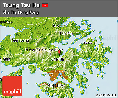 Physical 3D Map of Tsung Tau Ha
