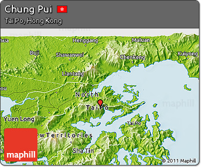 Physical 3D Map of Chung Pui