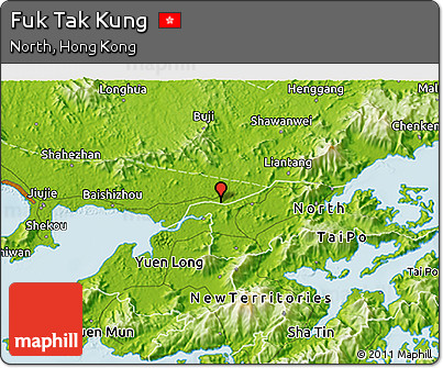 Physical 3D Map of Fuk Tak Kung
