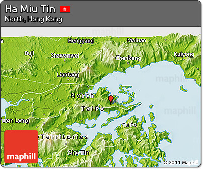 Physical 3D Map of Ha Miu Tin