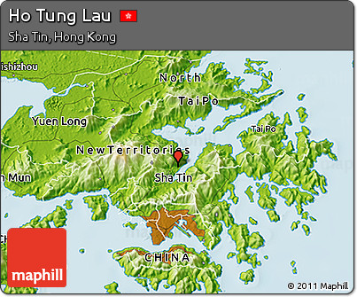 Physical 3D Map of Ho Tung Lau