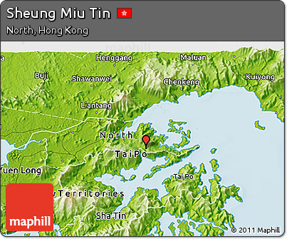 Physical 3D Map of Sheung Miu Tin
