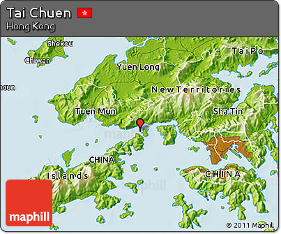Physical 3D Map of Tai Chuen