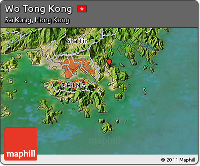 Satellite 3D Map of Wo Tong Kong