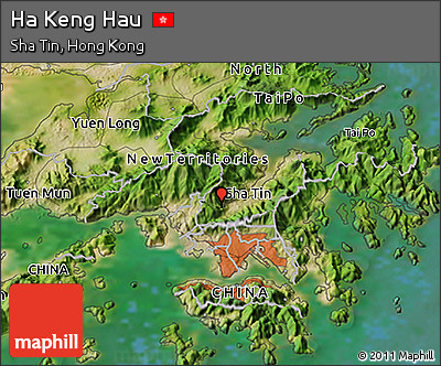 Satellite 3D Map of Ha Keng Hau