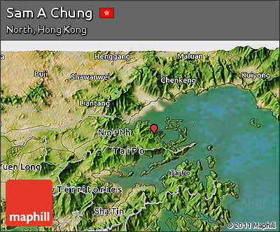 Satellite 3D Map of Sam a Chung