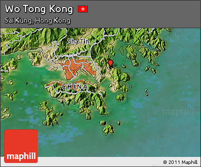 Satellite 3D Map of Wo Tong Kong