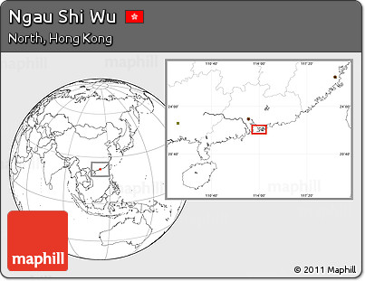 Blank Location Map of Ngau Shi Wu