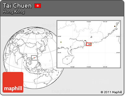 Blank Location Map of Tai Chuen