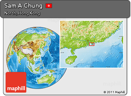 Physical Location Map of Sam a Chung