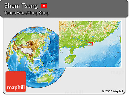 Physical Location Map of Sham Tseng