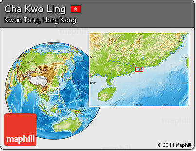 Physical Location Map of Cha Kwo Ling