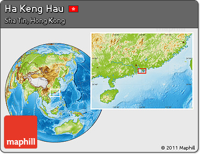 Physical Location Map of Ha Keng Hau