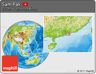 Physical Location Map of Sam Pak