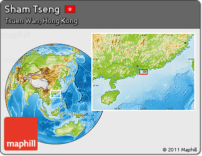 Physical Location Map of Sham Tseng
