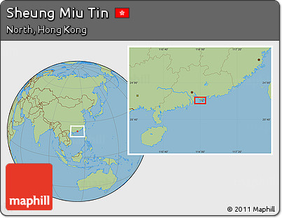 Savanna Style Location Map of Sheung Miu Tin