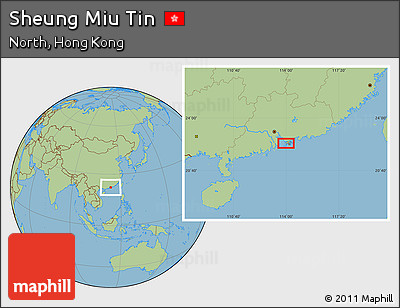 Savanna Style Location Map of Sheung Miu Tin