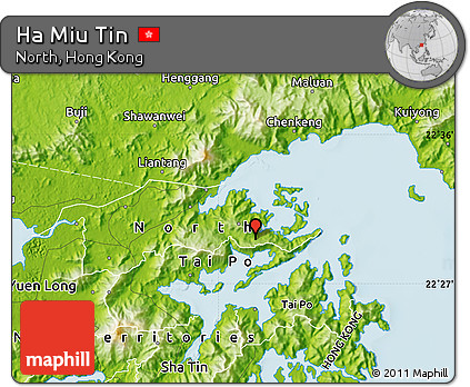 Physical Map of Ha Miu Tin