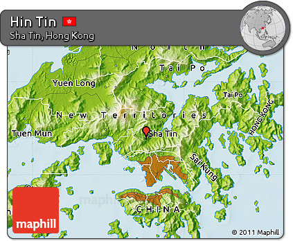 Physical Map of Hin Tin