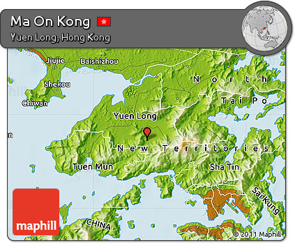Physical Map of Ma On Kong