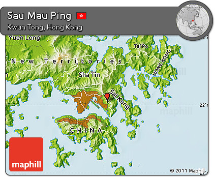 Physical Map of Sau Mau Ping