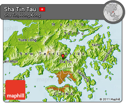 Physical Map of Sha Tin Tau