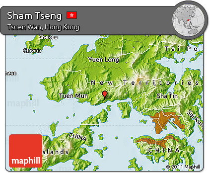 Physical Map of Sham Tseng