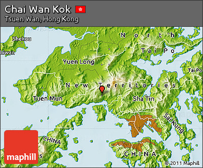 Physical Map of Chai Wan Kok