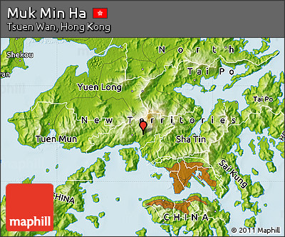 Physical Map of Muk Min Ha