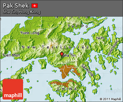 Physical Map of Pak Shek