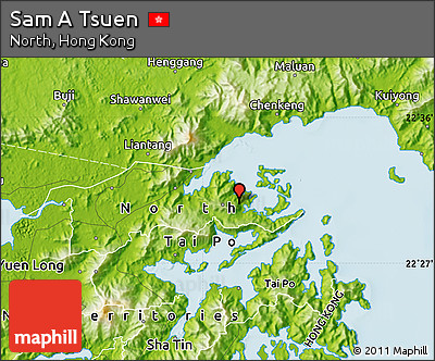 Physical Map of Sam a Tsuen