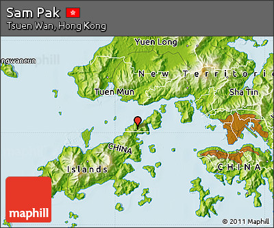 Physical Map of Sam Pak