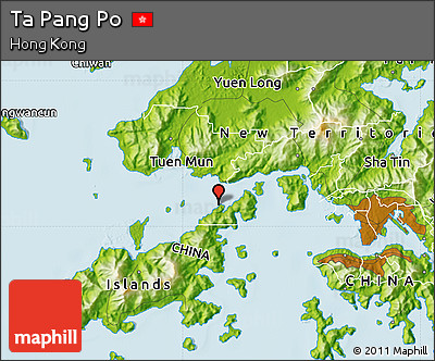 Physical Map of Ta Pang Po