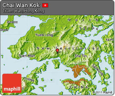 Physical Map of Chai Wan Kok