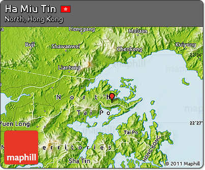 Physical Map of Ha Miu Tin