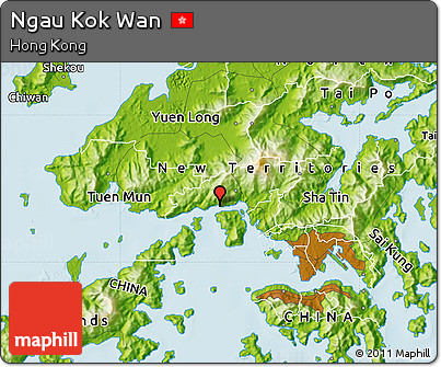 Physical Map of Ngau Kok Wan