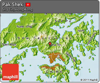 Physical Map of Pak Shek