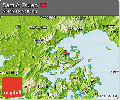 Physical Map of Sam a Tsuen