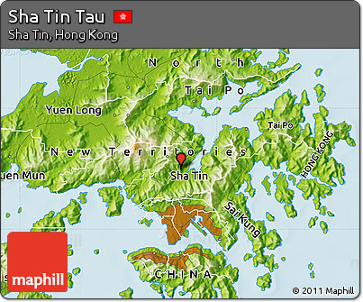 Physical Map of Sha Tin Tau